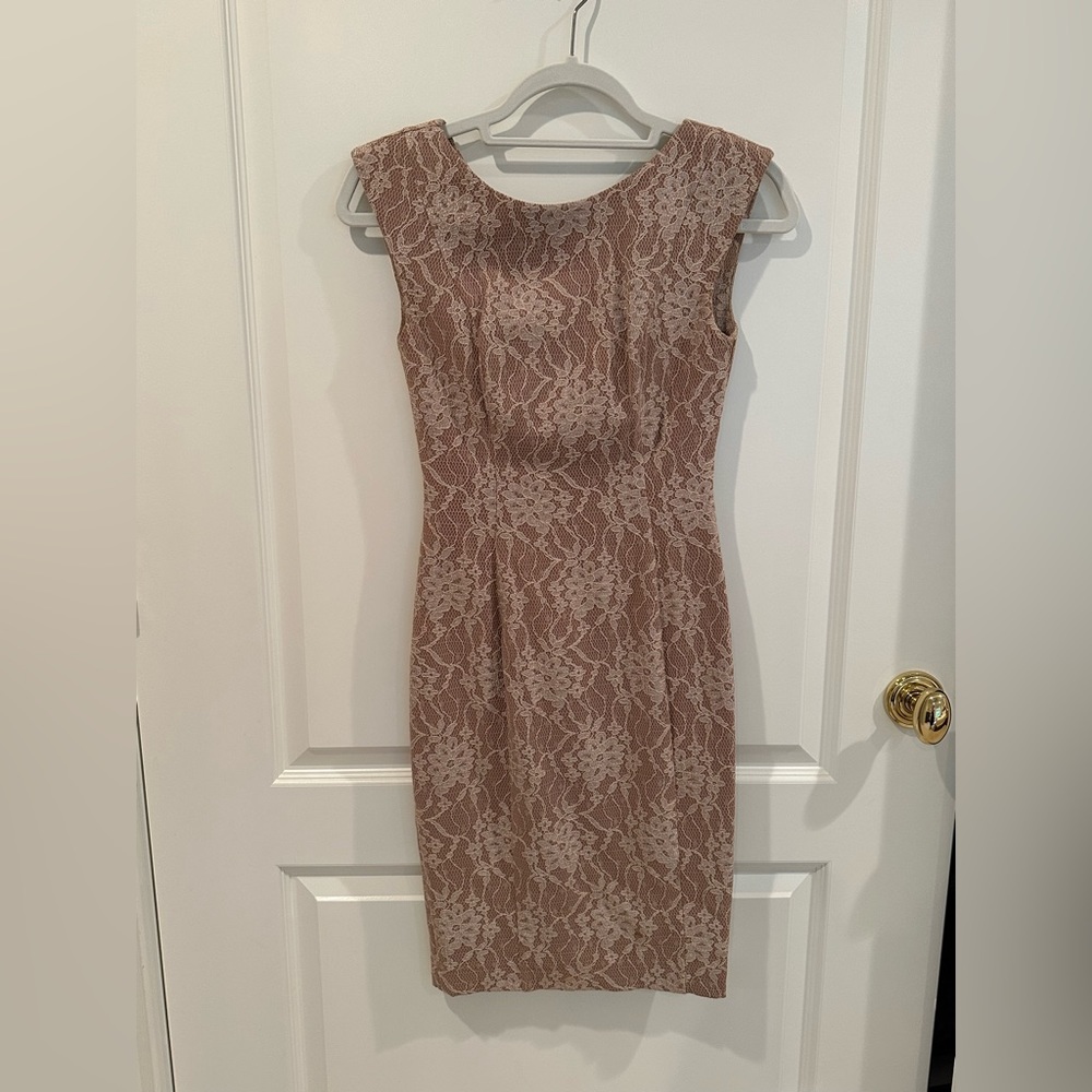French Connection lace sheath dress